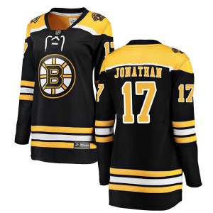 Stan Jonathan Women's Fanatics Branded Boston Bruins Breakaway Black Home Jersey