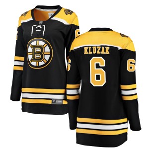 Gord Kluzak Women's Fanatics Branded Boston Bruins Breakaway Black Home Jersey