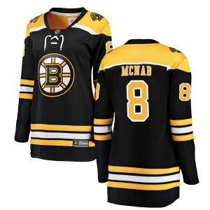 Peter Mcnab Women's Fanatics Branded Boston Bruins Breakaway Black Home Jersey