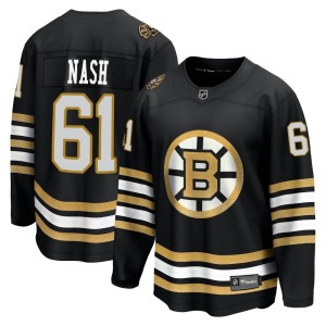 Rick Nash Men's Fanatics Branded Boston Bruins Premier Black Breakaway 100th Anniversary Jersey