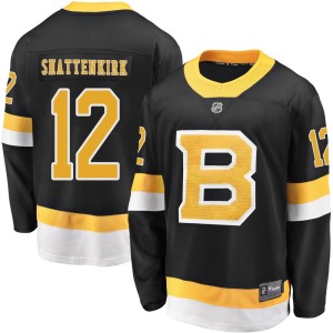 Kevin Shattenkirk Youth Fanatics Branded Boston Bruins Premier Black Breakaway Alternate Jersey