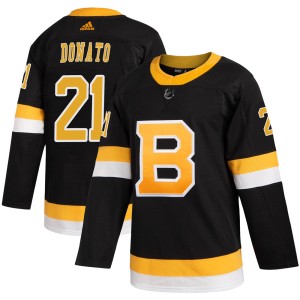 Ted Donato Men's Adidas Boston Bruins Authentic Black Alternate Jersey