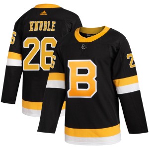 Mike Knuble Men's Adidas Boston Bruins Authentic Black Alternate Jersey