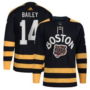 Garnet Ace Bailey Men's Adidas Boston Bruins Authentic Black 2023 Winter Classic Jersey