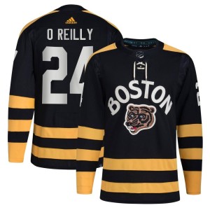 Terry O'Reilly Men's Adidas Boston Bruins Authentic Black 2023 Winter Classic Jersey