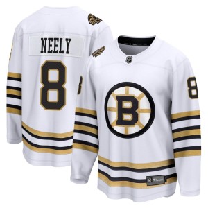 Cam Neely Men's Fanatics Branded Boston Bruins Premier White Breakaway 100th Anniversary Jersey