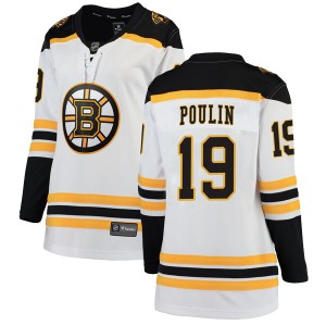 Dave Poulin Women's Fanatics Branded Boston Bruins Breakaway White Away Jersey