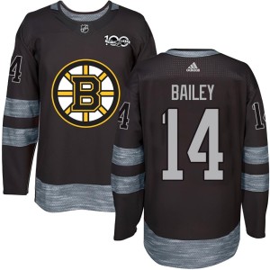 Garnet Ace Bailey Youth Boston Bruins Authentic Black 1917-2017 100th Anniversary Jersey