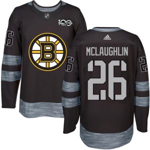 Marc McLaughlin Youth Boston Bruins Authentic Black 1917-2017 100th Anniversary Jersey