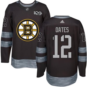 Adam Oates Youth Boston Bruins Authentic Black 1917-2017 100th Anniversary Jersey