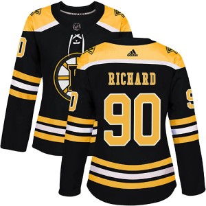 Anthony Richard Women's Adidas Boston Bruins Authentic Black Home Jersey