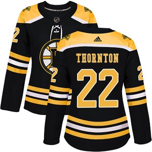 Shawn Thornton Women's Adidas Boston Bruins Authentic Black Home Jersey