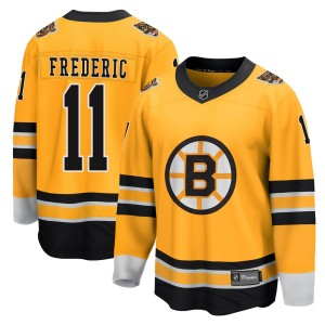 Trent Frederic Men's Fanatics Branded Boston Bruins Breakaway Gold 2020/21 Special Edition Jersey