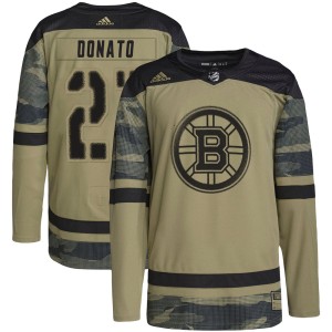 Ted Donato Youth Adidas Boston Bruins Authentic Camo Military Appreciation Practice Jersey
