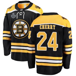 Don Cherry Men's Fanatics Branded Boston Bruins Breakaway Black Home 2019 Stanley Cup Final Bound Jersey