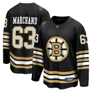 Brad Marchand Youth Fanatics Branded Boston Bruins Premier Black Breakaway 100th Anniversary Jersey