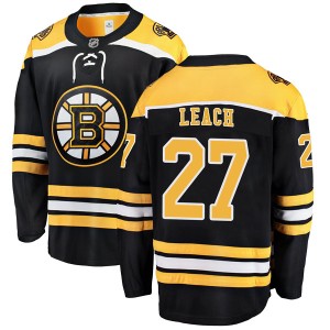 Reggie Leach Youth Fanatics Branded Boston Bruins Breakaway Black Home Jersey