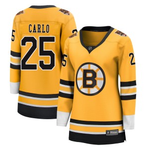 Brandon Carlo Women's Fanatics Branded Boston Bruins Breakaway Gold 2020/21 Special Edition Jersey