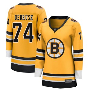 Jake DeBrusk Women's Fanatics Branded Boston Bruins Breakaway Gold 2020/21 Special Edition Jersey