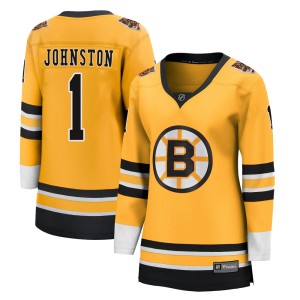 Eddie Johnston Women's Fanatics Branded Boston Bruins Breakaway Gold 2020/21 Special Edition Jersey