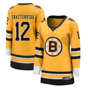 Kevin Shattenkirk Women's Fanatics Branded Boston Bruins Breakaway Gold 2020/21 Special Edition Jersey