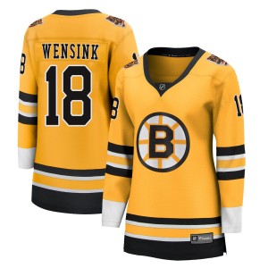 John Wensink Women's Fanatics Branded Boston Bruins Breakaway Gold 2020/21 Special Edition Jersey