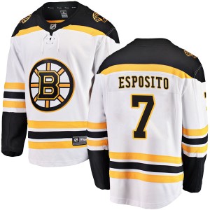 Phil Esposito Men's Fanatics Branded Boston Bruins Breakaway White Away Jersey