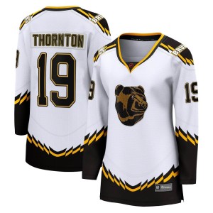 Joe Thornton Women's Fanatics Branded Boston Bruins Breakaway White Special Edition 2.0 Jersey