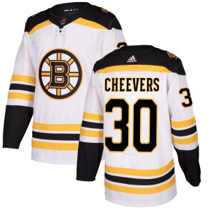 Gerry Cheevers Men's Adidas Boston Bruins Authentic White Jersey