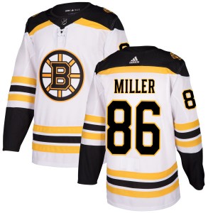 Kevan Miller Men's Adidas Boston Bruins Authentic White Jersey