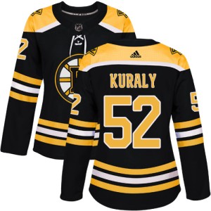 Sean Kuraly Women's Adidas Boston Bruins Authentic Black Home Jersey