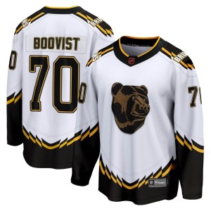 Jesper Boqvist Youth Fanatics Branded Boston Bruins Breakaway White Special Edition 2.0 Jersey