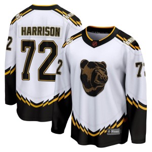 Brett Harrison Youth Fanatics Branded Boston Bruins Breakaway White Special Edition 2.0 Jersey