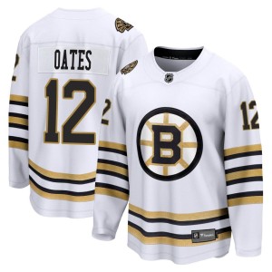 Adam Oates Youth Fanatics Branded Boston Bruins Premier White Breakaway 100th Anniversary Jersey