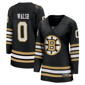 Reilly Walsh Women's Fanatics Branded Boston Bruins Premier Black Breakaway 100th Anniversary Jersey