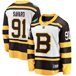 Marc Savard Youth Fanatics Branded Boston Bruins Breakaway White 2019 Winter Classic Jersey