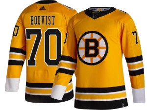 Jesper Boqvist Youth Adidas Boston Bruins Breakaway Gold 2020/21 Special Edition Jersey