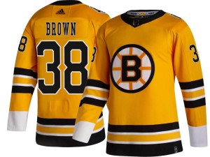 Patrick Brown Youth Adidas Boston Bruins Breakaway Gold 2020/21 Special Edition Jersey