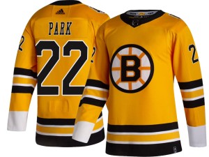 Brad Park Youth Adidas Boston Bruins Breakaway Gold 2020/21 Special Edition Jersey