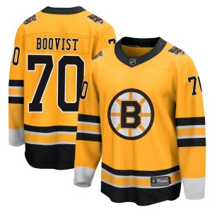 Jesper Boqvist Youth Fanatics Branded Boston Bruins Breakaway Gold 2020/21 Special Edition Jersey