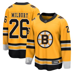 Mike Milbury Youth Fanatics Branded Boston Bruins Breakaway Gold 2020/21 Special Edition Jersey