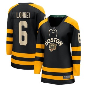 Mason Lohrei Women's Fanatics Branded Boston Bruins Breakaway Black 2023 Winter Classic Jersey