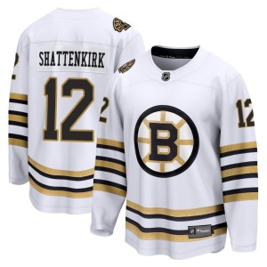 Kevin Shattenkirk Men's Fanatics Branded Boston Bruins Premier White Breakaway 100th Anniversary Jersey
