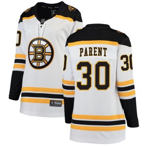 Bernie Parent Women's Fanatics Branded Boston Bruins Breakaway White Away Jersey