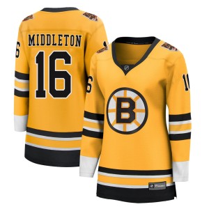 Rick Middleton Women's Fanatics Branded Boston Bruins Breakaway Gold 2020/21 Special Edition Jersey