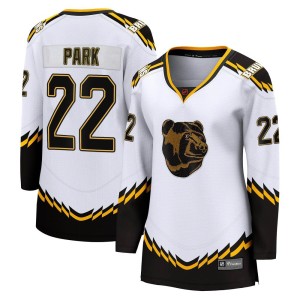 Brad Park Women's Fanatics Branded Boston Bruins Breakaway White Special Edition 2.0 Jersey